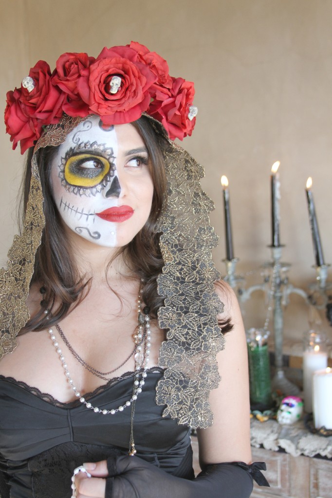 #DayoftheDead #LatinaBloggers #Makeup #Sugarskull