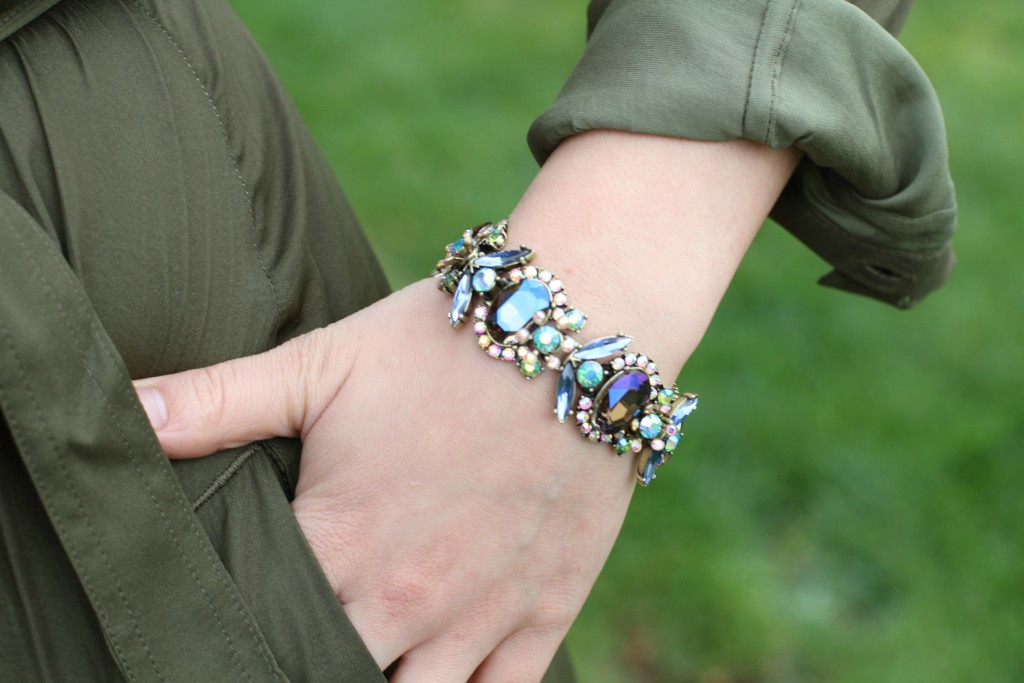 Jeweled Bug Line Bracelet