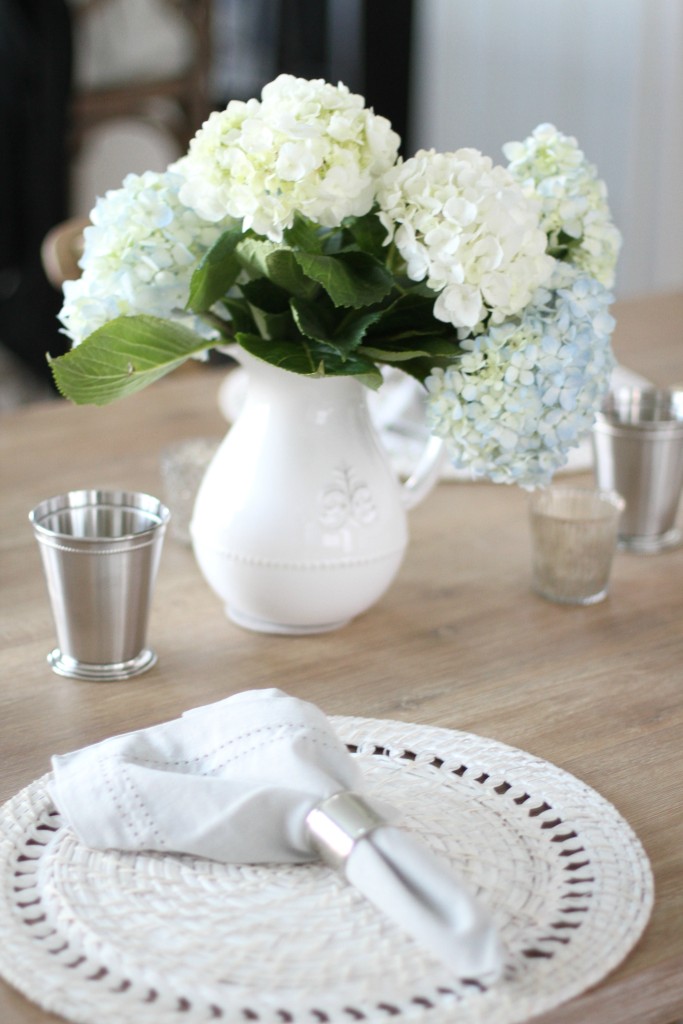 hydrangea arrangement