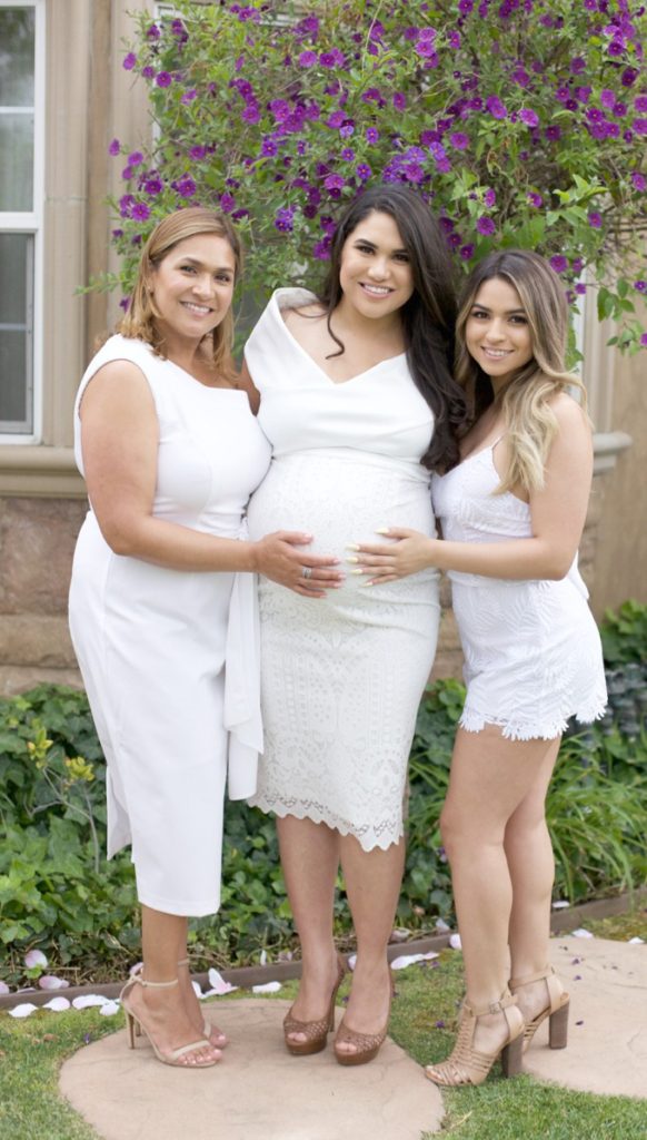 Mom, me & miranda baby shower